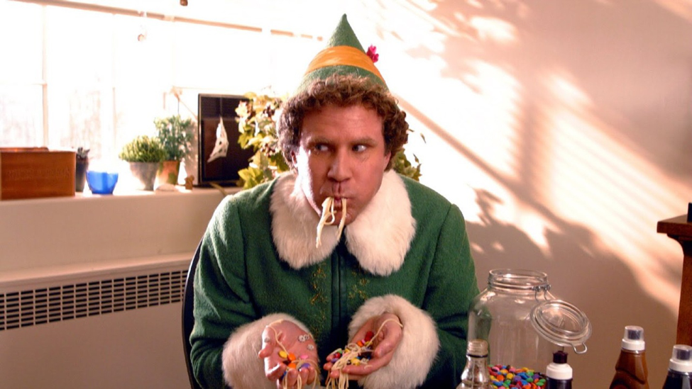 Words to live by: "We elves try to stick to the four main food groups: candy, candy corn, candy canes, and syrup." Elf (2003) Photo courtesy: New Line 