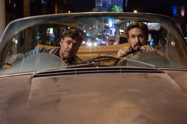 Russell Crowe and Ryan Gosling in The Nice Guys. Photo courtesy: Warner Bros.
