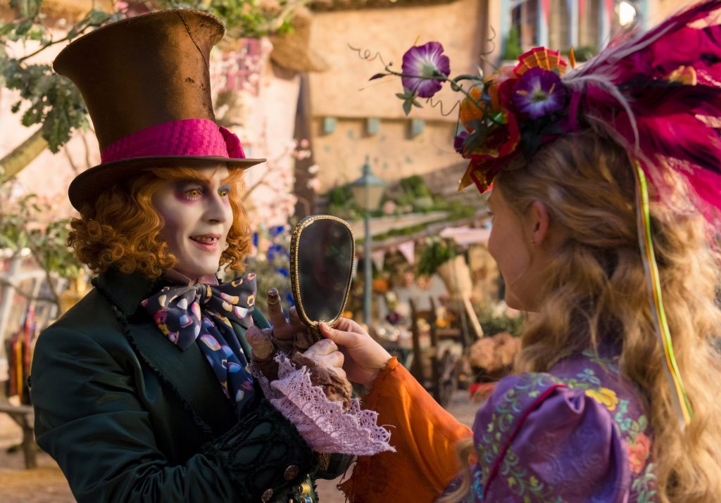 Johnny Depp plays The Hatter in Alice Through the Looking Glass. Photo courtesy: Disney Pictures