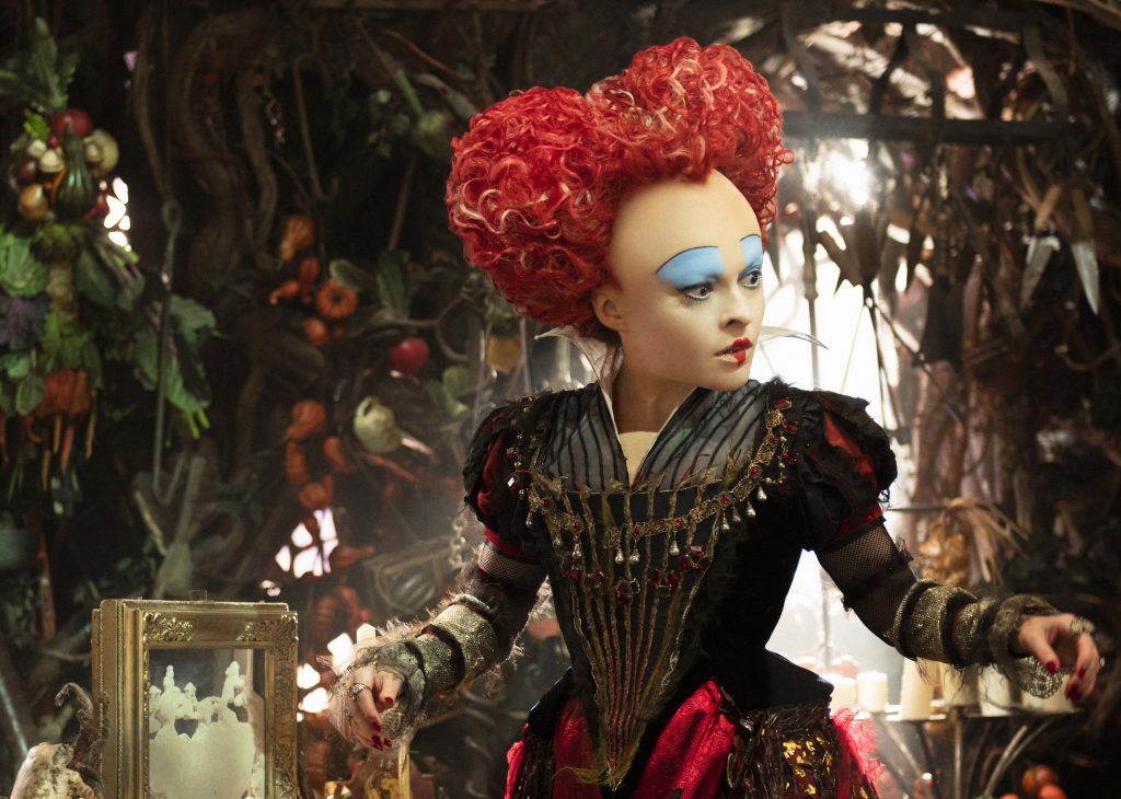 Helena Bonham Carter plays the Red Queen Alice Through the Looking Glass. Photo courtesy: Disney Pictures