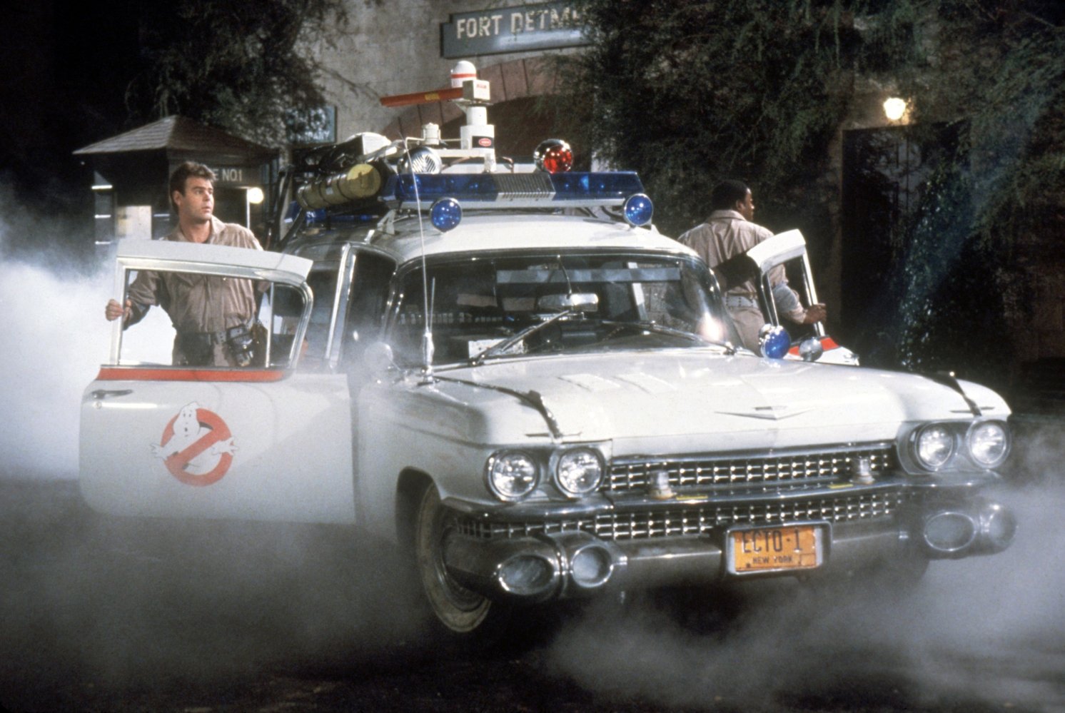 Dan Aykroyd and Ernie Hudson in Ghostbusters (1984). Photo courtesy: Sony Pictures Entertainment