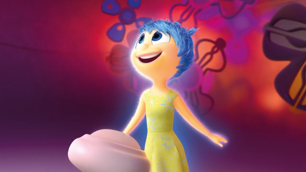 SPOILER: Joy is full of joy. Inside Out (2015) Photo courtesy: Pixar 