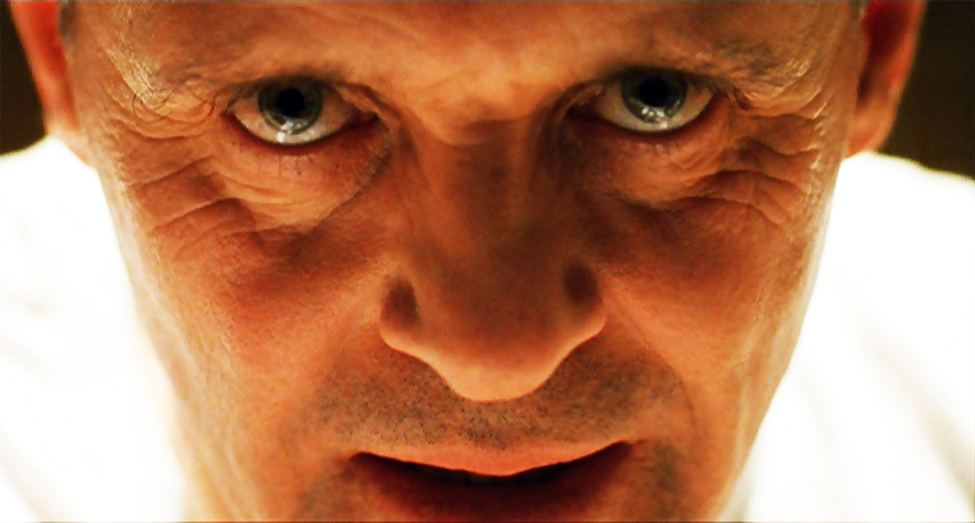 Hannibal Lecter (Anthony Hopkins) in Silence of the Lambs (1991) Photo courtesy: MGM 