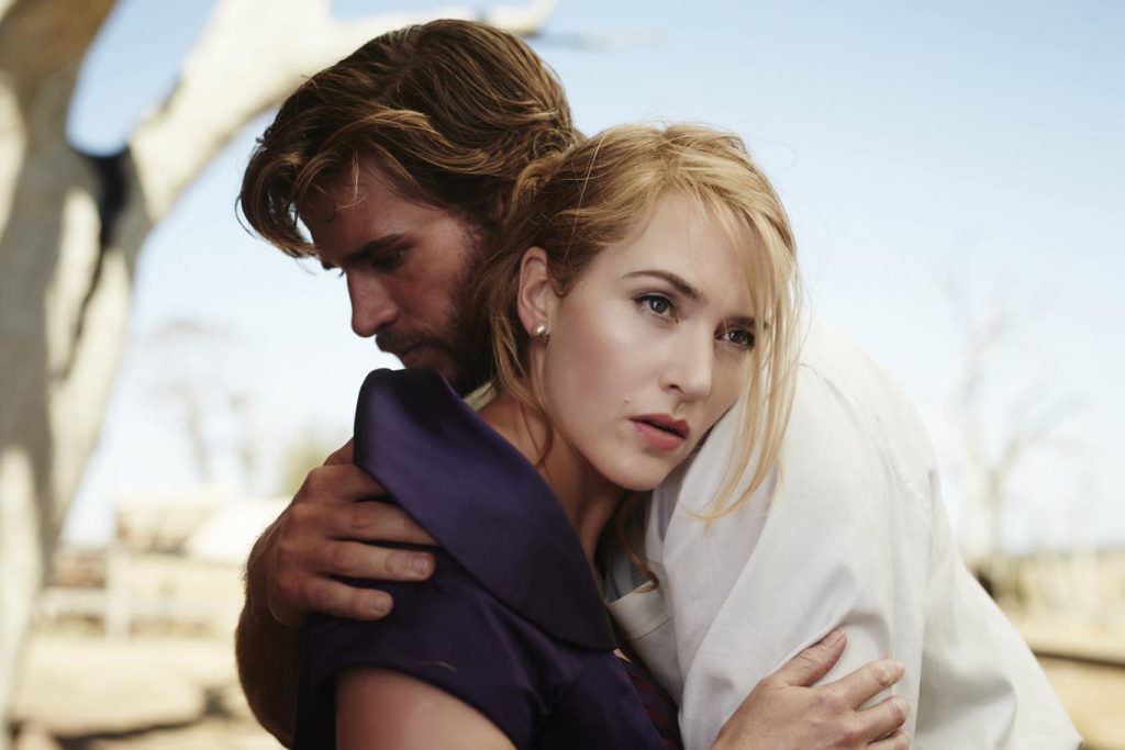 Kate Winslet and Liam Hemsworth in The Dressmaker. Photo courtesy: Screen Australia