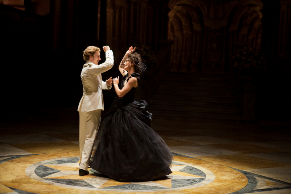 Aaron Taylor-Johnson and Kiera Knightly dance in Anna Karenina. Photo Courtesy of Focus Features. 