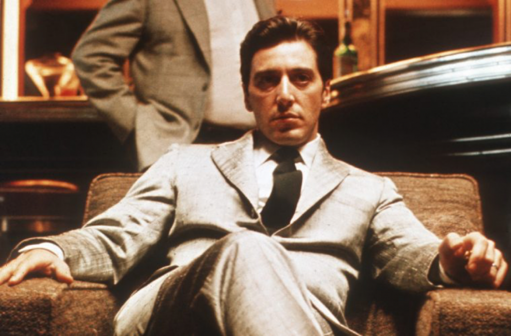 Al Pacino is The Godfather. Photo courtesy Paramount Pictures. 