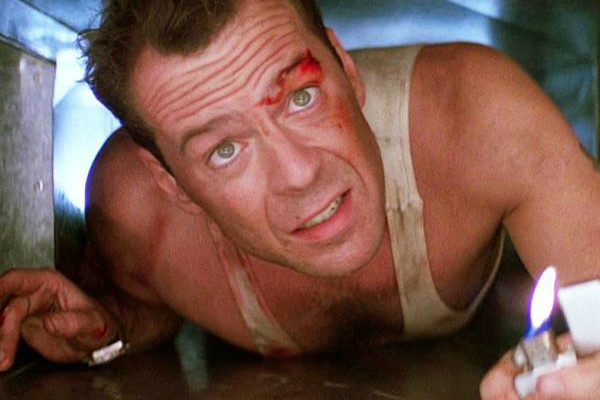 John McClane fights bad guys at Christmastime. Photo courtesy: Twentieth Century Fox 