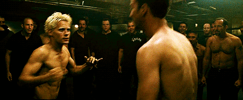 Jared Leto and Ed Norton duke it out in Fight Club 